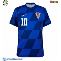 Fotballdrakt Herre Kroatia Luka Modric #10 Bortedrakt EM 2024 Kortermet